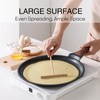 Kordisen Crepe Pan Nonstick, 12 Inch Dosa Pan with Spreader,