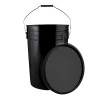 Champion Sports 6 Gallon Ball Bucket with Soft Lid Black