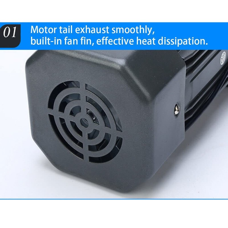 XUANIIIL AC Gear Motor Reducer, 110V 40W 15K Electric Single-Phase