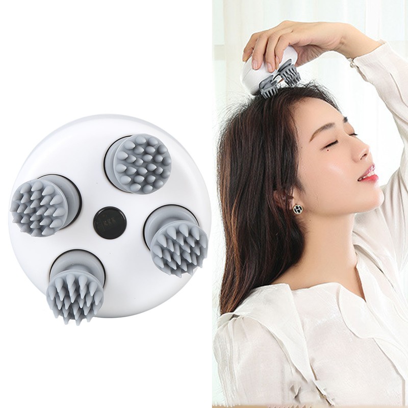 Rechargeable Head Scalp Massager 3 Gears Multifunctional Electronic Scalp Massager