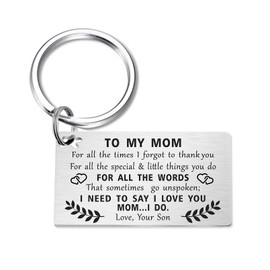 TANWIH Gifts for Mom from Son - I Love You Mom Gifts - Mom Mother's Day Birthday Christmas Keepsake from Son