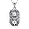 Leo Necklace for Women 925 Sterling Silver Zodiac Sign Constellation