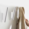 FCOWK Wood Wall Hooks 4 Pack Coat Hooks Wall Mount