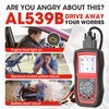 Autel AL539B OBD2 Scanner, 3-in-1 Code Reader Battery Tester Avometer