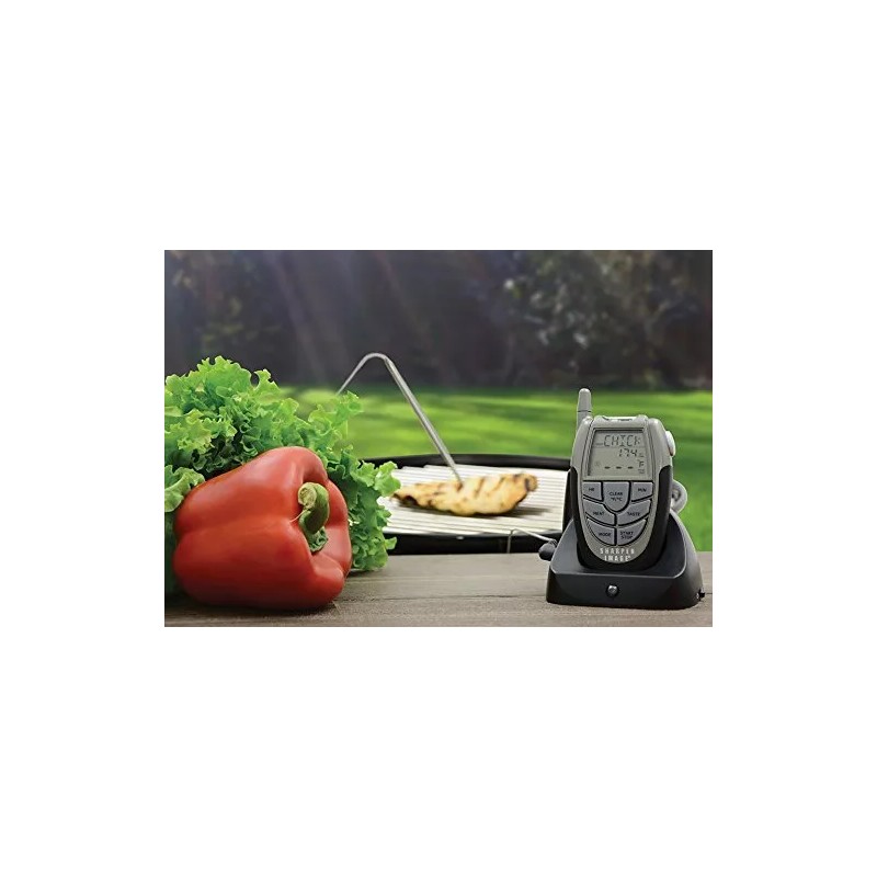 Sharper Image Digital Wireless Remote BBQ & Kitchen Thermometer Receiver