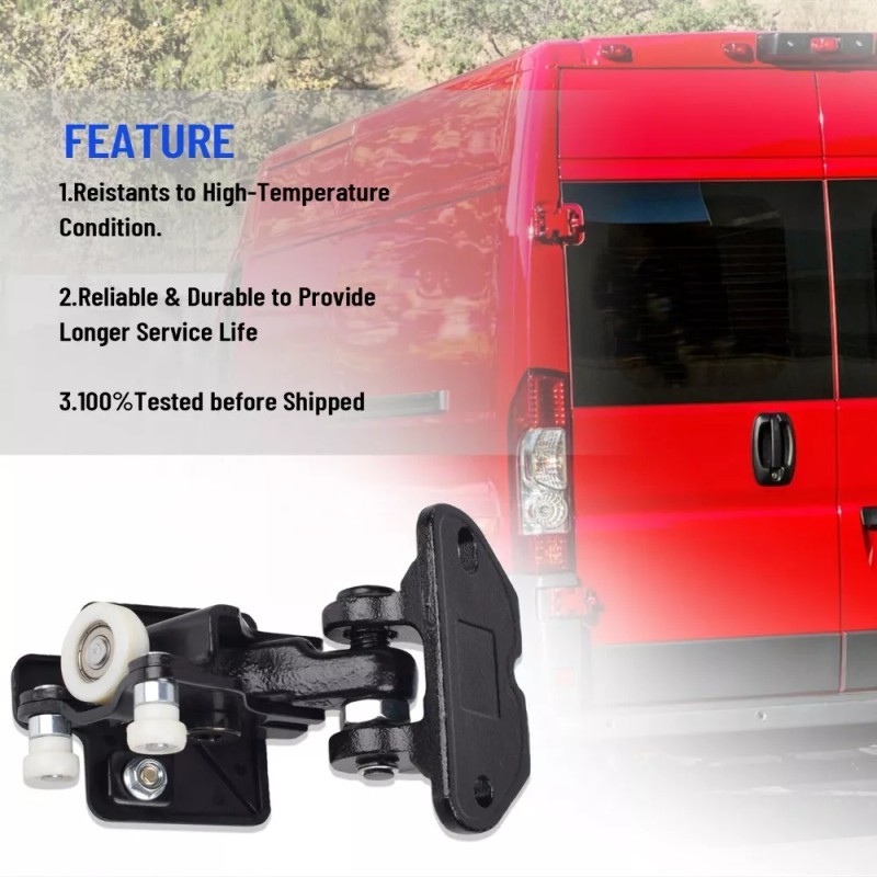 Feiteplus 68271843AA Right Sliding Door Roller For 2014-2022 Ram ProMaster