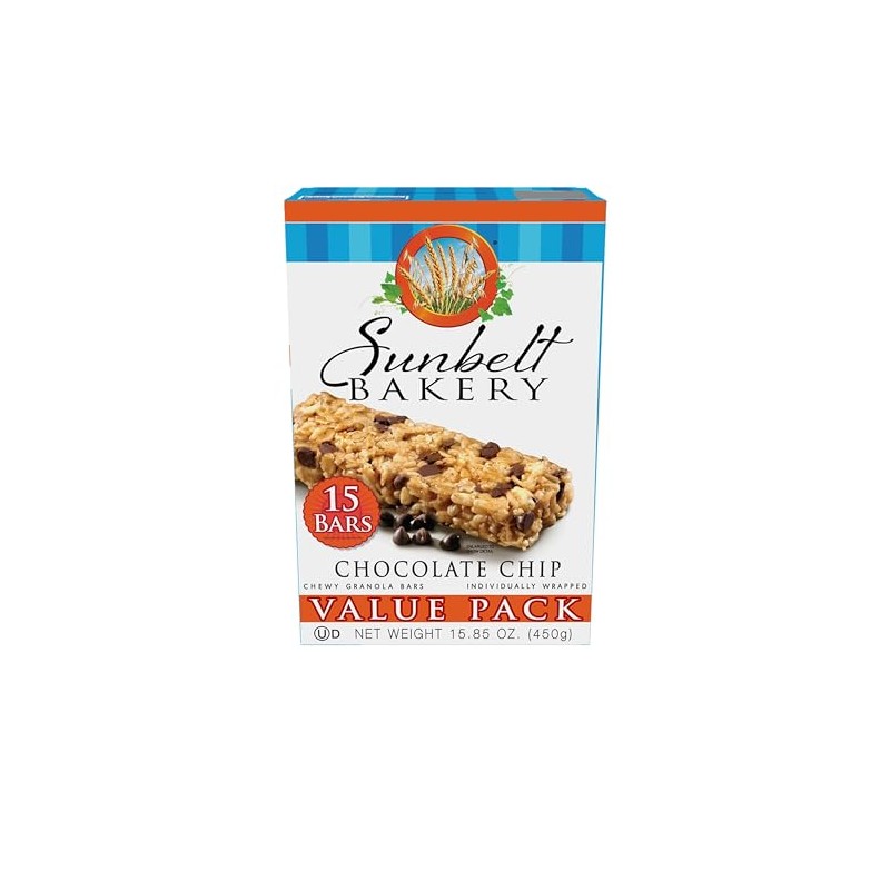 Sunbelt Bakery Chocolate Chip Chewy Granola Bars, 120-1.0 OZ Bars