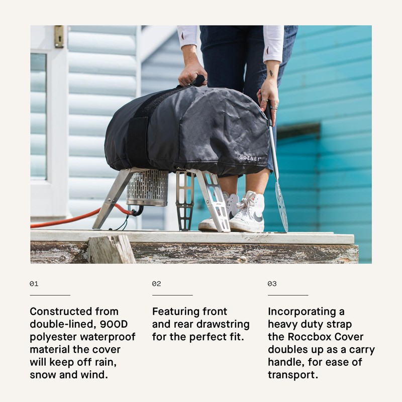 Gozney Roccbox Portable Pizza Oven Cover, 900D Waterproof Cover for