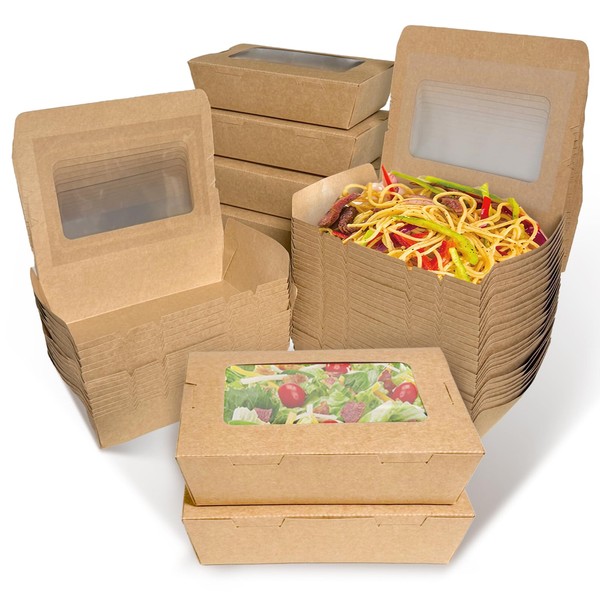UXPEYIC 50 Pack 40 OZ Take Out Food Containers, Disposable