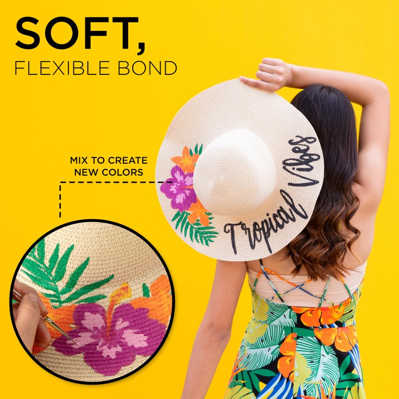 Tulip Soft Fabric Paint, Washable, Stays Soft and Flexible, Permanent