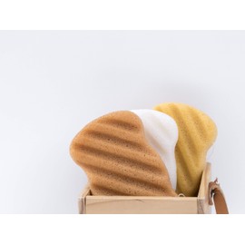 NORI Esponja Corporal KONJAC Licopeno - KONJAC SPONGE NATURAL - SKINCARE Piel madura - Limpia y exfolia tu piel suavemente. Para cuerpo.