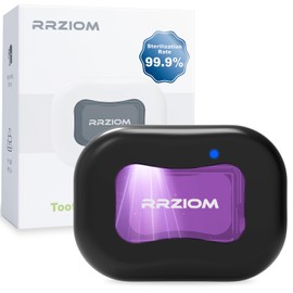 RRZIOM Toothbrush Sanitizer Case, Portable Toothbrush Covers Rechargeable, Rechargeable Toothbrush Cleaner Holder Case for Travel Home, Detachable Toothbrush Cover Cap for All Toothbrushes (Black)