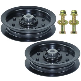 BOSFLAG 2 Pack 756-04129b Idler Pulley Replaces Cub Cadet 756-04129 Idler Pulley 756 04129 Idler Pulley 756-04129b Pulley 756-04129c, 956-04129, 753-08171 Idler Pulley Kit, Cub Cadet rzt50 Pulley