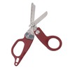 Emergency Response Shears Aluminum Alloy Multifunction Foldable Shears for Indoor