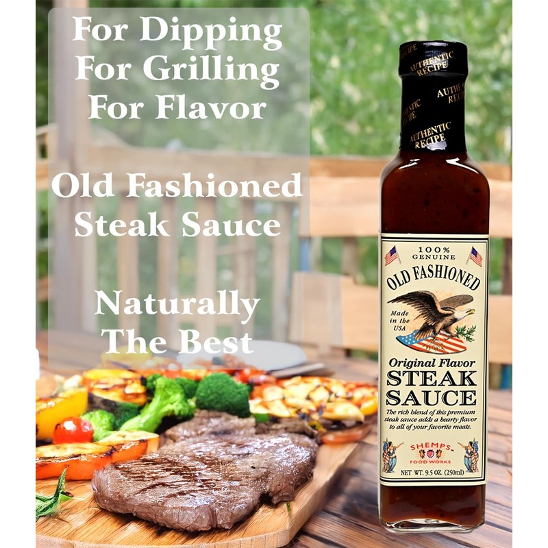 Old Fashioned Steak Sauce, 9.5 oz (2 Pack)