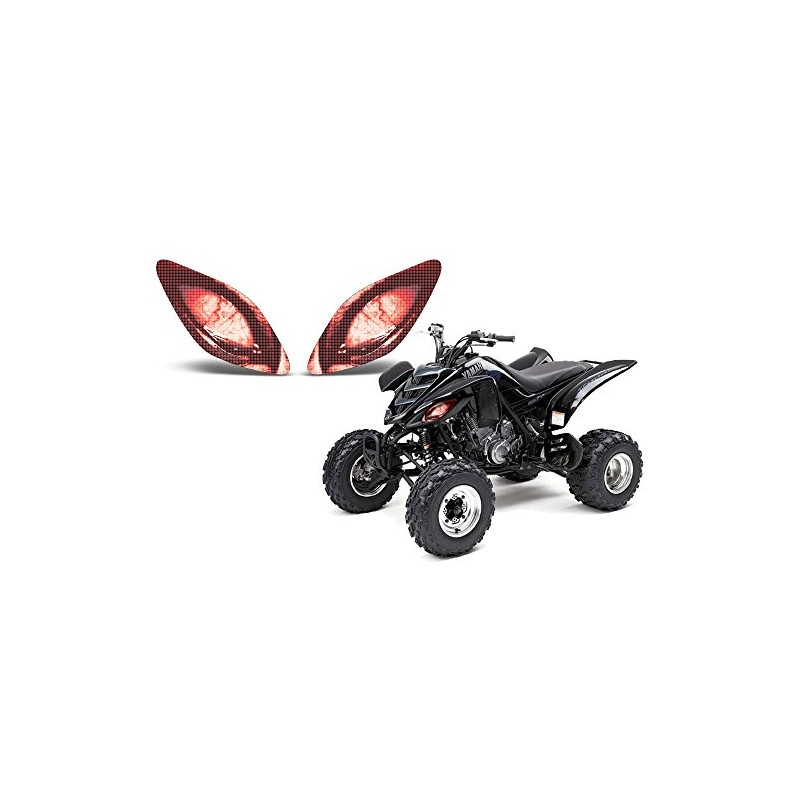 AMR Racing ATV Headlight Eye Graphics Decal Cover Compatible with