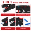 Knoweasy Upgraded Wire Stripper : 2-in-1 Heavy Duty Wire Stripper