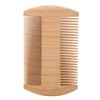 Lice Comb, Wooden Beard Comb, Professional Portable Double Sided Fine