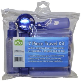 iGo Toiletry Travel Kit, Color May Vary