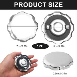 Yenblow Predator 212 Thin Gas Tank Cap Compatible with Honda GX160 GX200 Coleman Powersports 196cc BT200X CT200U CT200U-EX Baja MB165 MB200 6.5HP Mini Bike Go Kart Motorcycle Small Engine