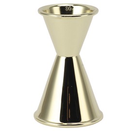 Cocktail Jigger Double Sided Stainless Steel Bar Shot Measuring Cup for Home Party Gold Plating