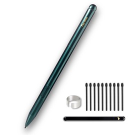 MR05 EMR Stylus for Kindle Scribe/Remarkable 2 with Digital Eraser, 4096 Pressure Sensitivity, Palm Rejection, Digital Pen for EMR Devices/Tablet with 10 Tips-Green