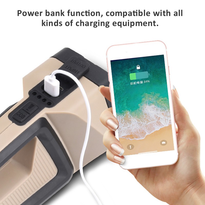 Multifunction LED COB Charging Hand Lamp Waterproof Strong Light with