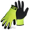 Cat® CAT017411X High Visibility Work Gloves – X-Large, Dip Textured