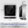 Zomagas Portable Commercial Induction Cooktop,1800W Induction Burner with Sensor Touch