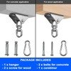 Yes4All 1000 LB Punching Heavy Bag Hanger, Steel Heavy Duty