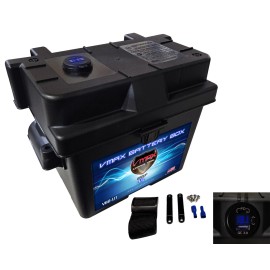 VMAX TANKS Dual USB/USB-C Voltmeter U1 Smart Battery Box 12V Solar Emergency Power Center
