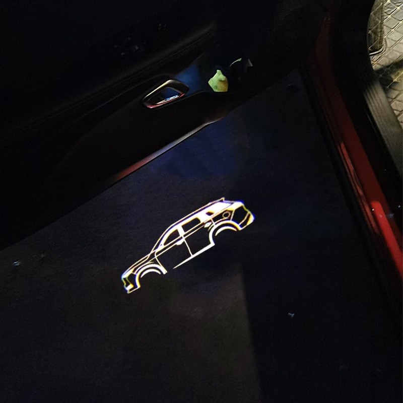 BuJinZeTui 2PCS LED Car Door Logo Lights Projector Compatible with