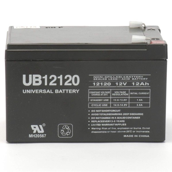 Universal Power Group (D5775 UB12120 12V 12Ah F2 AGM Battery