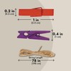 Cardboard Paper Picture Frame DIY Hanging Kit (50 Pack) 4x6