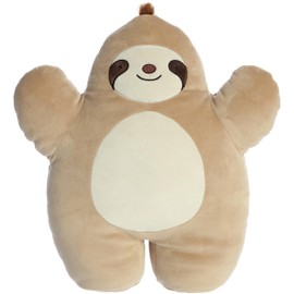 Aurora® Squishy Spongecakes™ Cinnamon Sloth™ Stuffed Animal - Imaginative Play - Huggable Comfort - Brown 16 Inches
