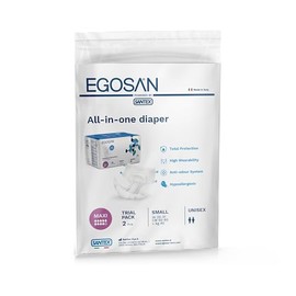 EGOSAN Maxi Incontinence Adult Diaper Brief Maximum Absorbency and Adjustable Tabs for Men and Women (Diapers, 2 Count (Small Sample))