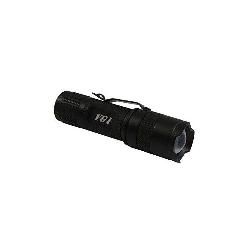 Helotex VG1 CREE LED Adjustable Focus AA Zoom Flashlight