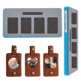 SUPERDANT Key Ring Cutting Tools Photo Key Ring Organiser Cutting Die Key Holder Wood Cutting Dies Key Ring Leather Cutting Dies for Crafts Cutting Dies