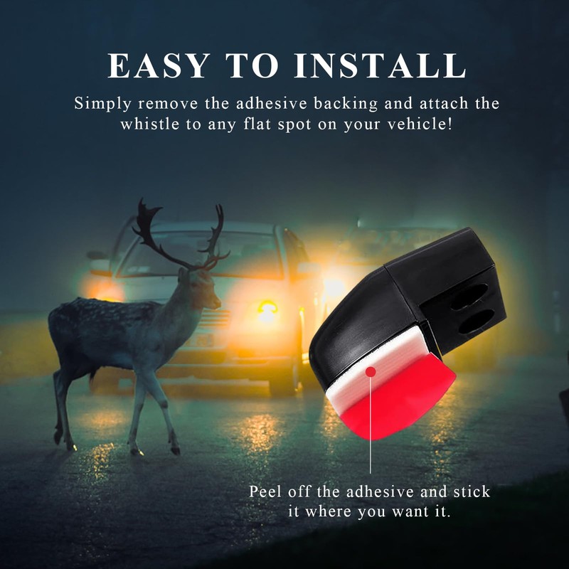 Yourkar 8 PCS Deer Whistles, Deer Warning Devices with Waterproof