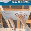 Tellegloww 24 Pcs New Construction Mounting Plate with 3-4-6" Round