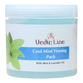 Vedicline Cool Mint Firming Pack, Reduces Skin Irritation & Improves Skin's Elasticity With Mint and Lavender Oil for Soft and Smooth Skin,100ml
