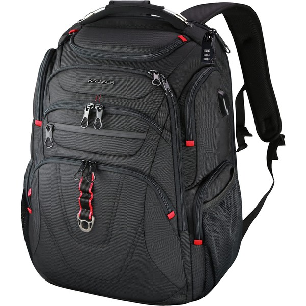 KROSER TSA Friendly Travel Laptop Backpack 17.3 inch XL Computer