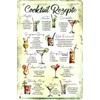 Geschenkeparadies 24 Decorative Tin Sign 20 x 30 cm Cocktail