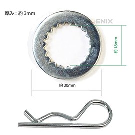 PHOENIX Spacer Gizzard Washer with Pin for Gyro X TD02 Canopy TA03 Mini Car Registration Application Documents Included Original