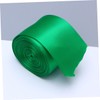 TEHAUX 1Roll Double Sided Satin Ribbon Green for Wedding Decorations