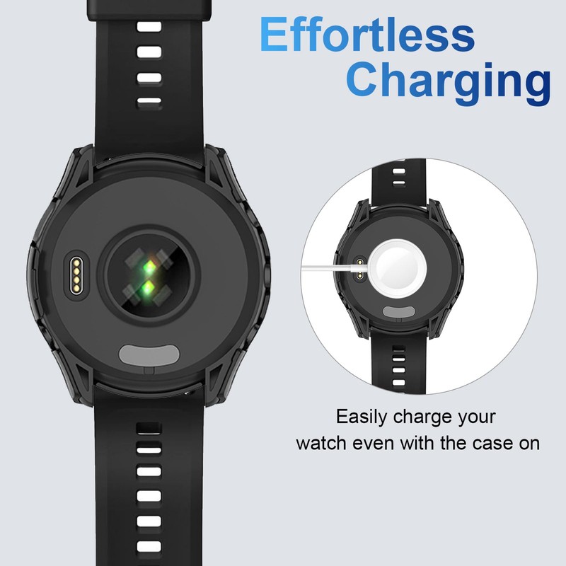 Aerku Hard Case with Screen Protector Compatible with Garmin Forerunner