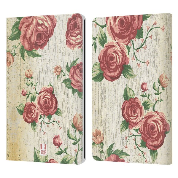 Head Case Designs Roses Country Charm Leather Book Wallet Case
