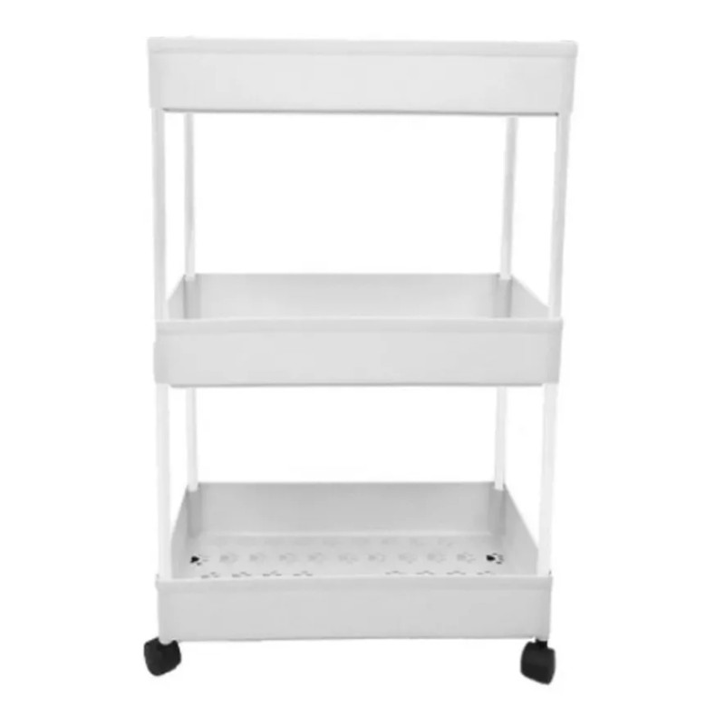 TvShopping Carrito Delgado Organizador Multiuso De Plastico P/ Hogar Cd