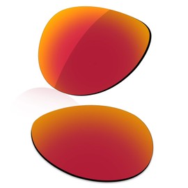 LenzReborn Polarized Lens Replacement for Oakley Dispatch 2 OO9150 Sunglass - Fire Red - Polarized Mirrored