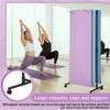 DaisyInner Hanging Yoga Mat Rolling Cart on Wheels Large Capacity